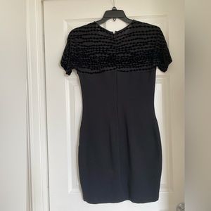 Armani Exchange midi black dress size M